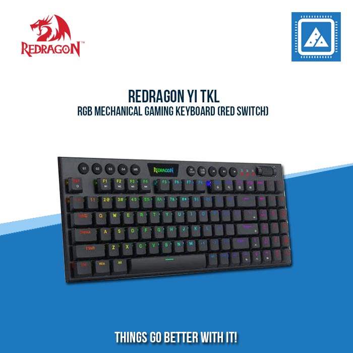 REDRAGON YI TKL RGB MECHANICAL GAMING KEYBOARD (RED SWITCH) REDRAGON YI TKL RGB MECHANICAL GAMING KEYBOARD (RED SWITCH)